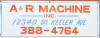A & R Machine Tool Repair, Inc. 12348 S. Keeler Avenue (708) 388-4764